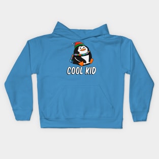 Cool Kid Cute Penguin Kids Hoodie